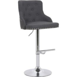 Barhocker Werne Stoff chrom