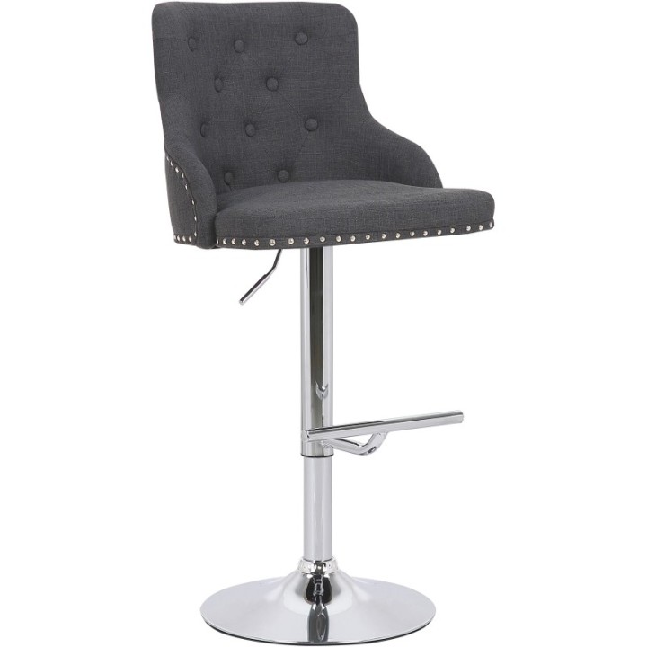 Barhocker Werne Stoff chrom