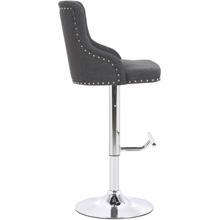 Barhocker Werne Stoff chrom