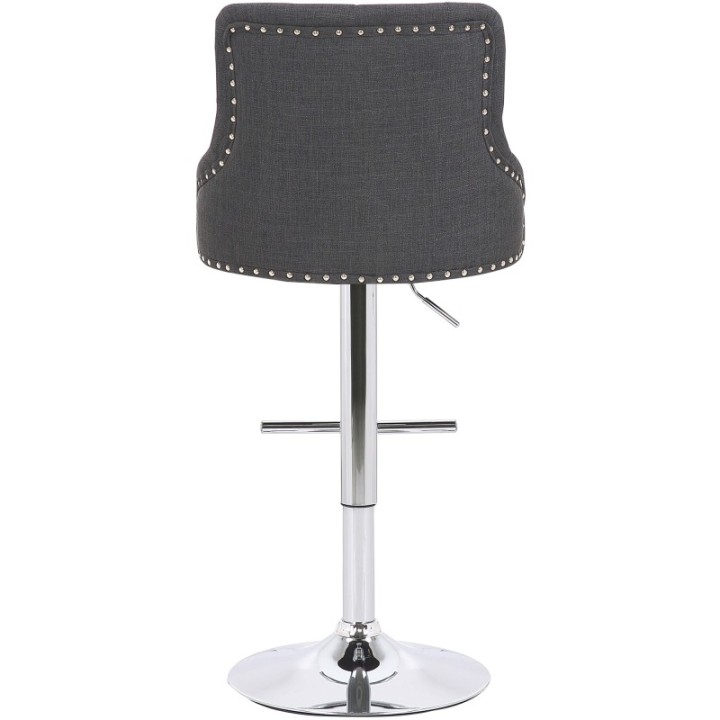 Barhocker Werne Stoff chrom