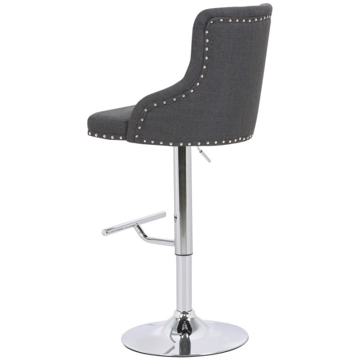 Barhocker Werne Stoff chrom