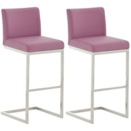 2er Set Barhocker Paros Kunstleder