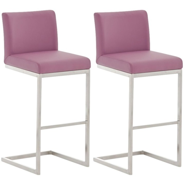 2er Set Barhocker Paros Kunstleder