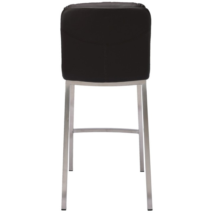 Barhocker Dundalk Kunstleder edelstahl