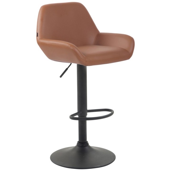Barhocker Braga Kunstleder schwarz