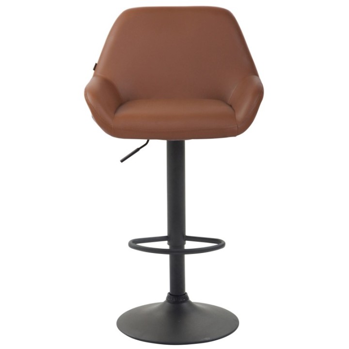 Barhocker Braga Kunstleder schwarz