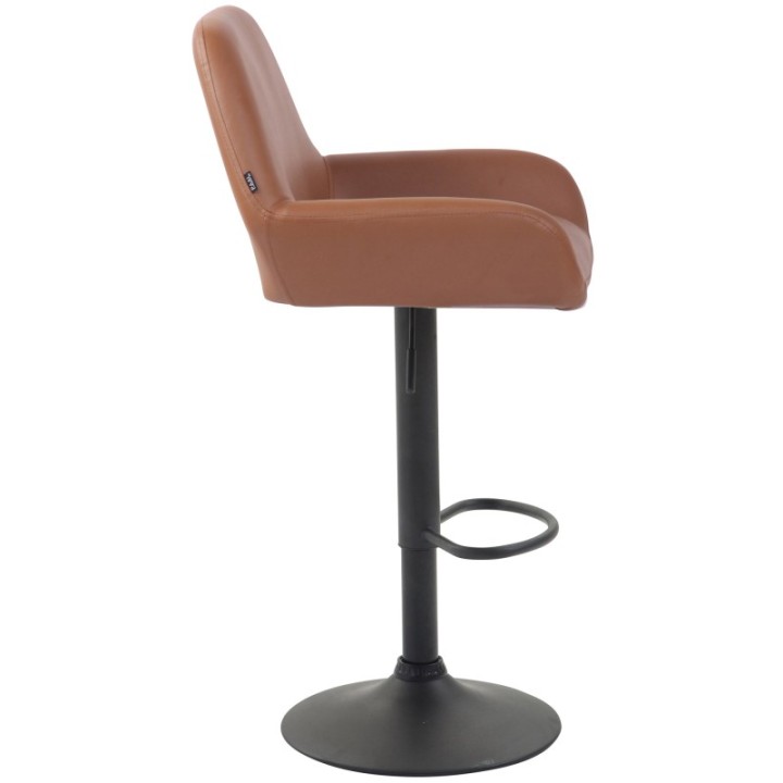 Barhocker Braga Kunstleder schwarz