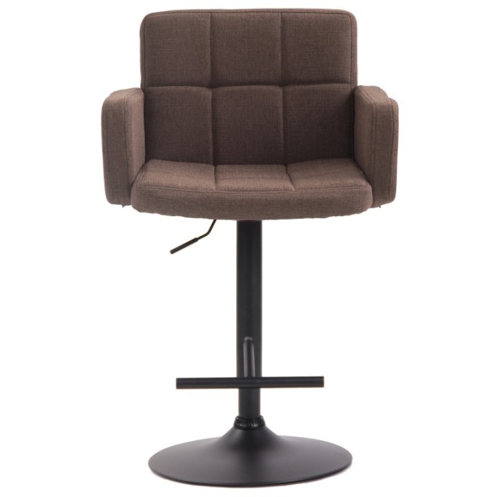 Barhocker Los Angeles, Stoff schwarz