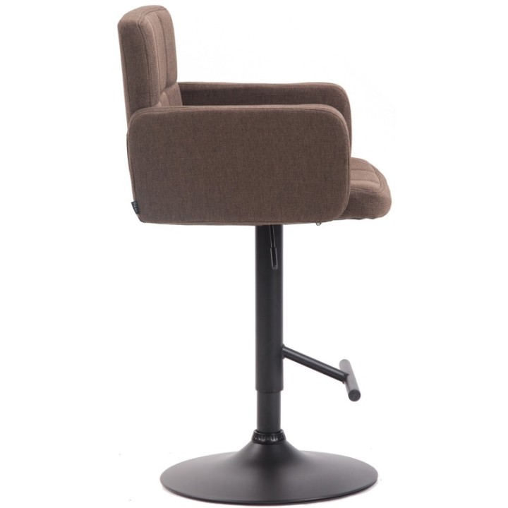 Barhocker Los Angeles, Stoff schwarz