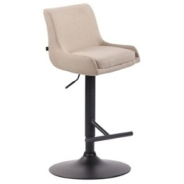 Barhocker Club Stoff schwarz