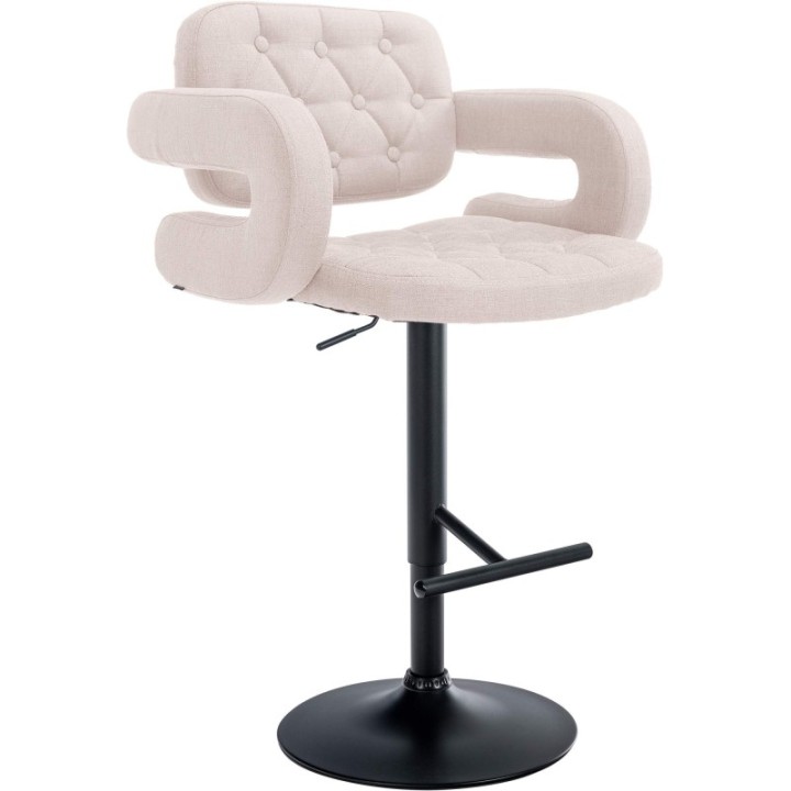 Barhocker Dublin STOFF schwarz