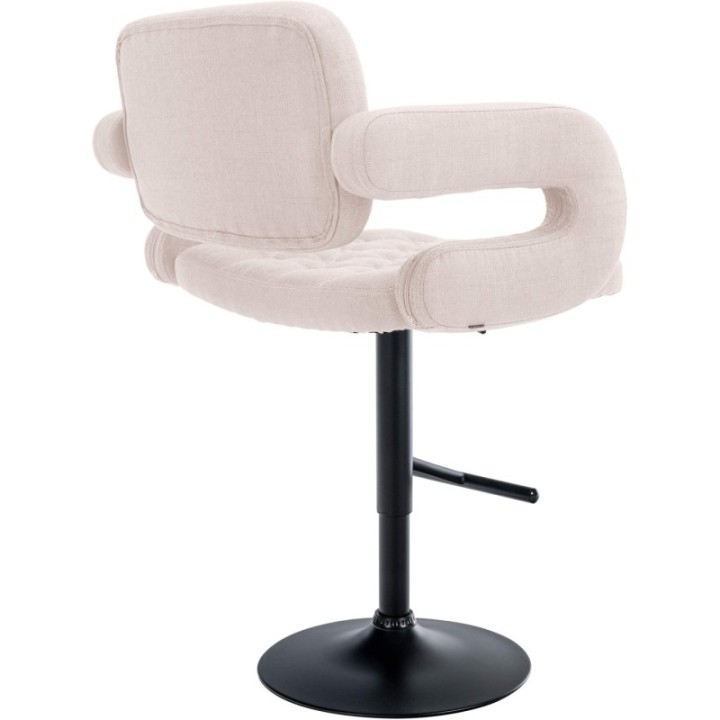 Barhocker Dublin STOFF schwarz
