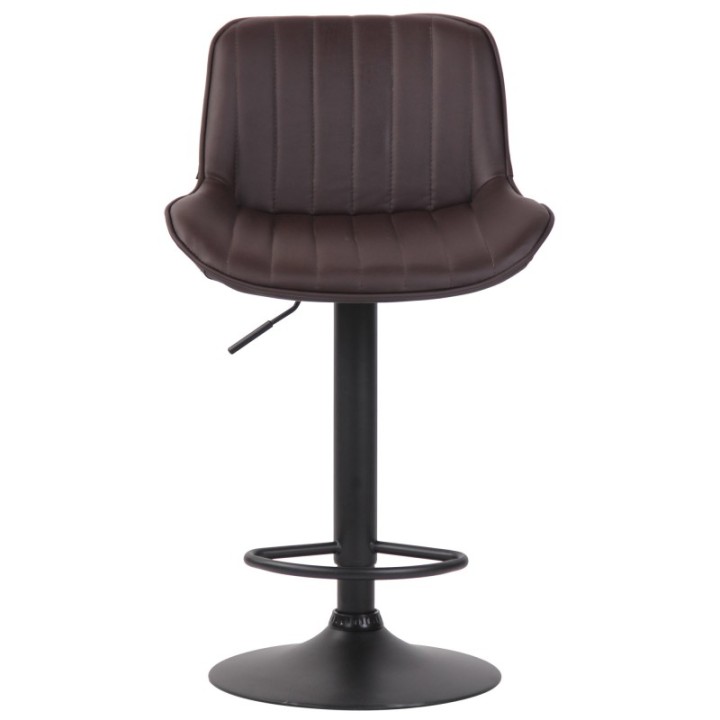 Barhocker Lentini Kunstleder schwarz