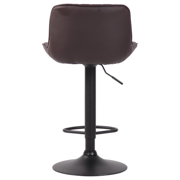 Barhocker Lentini Kunstleder schwarz