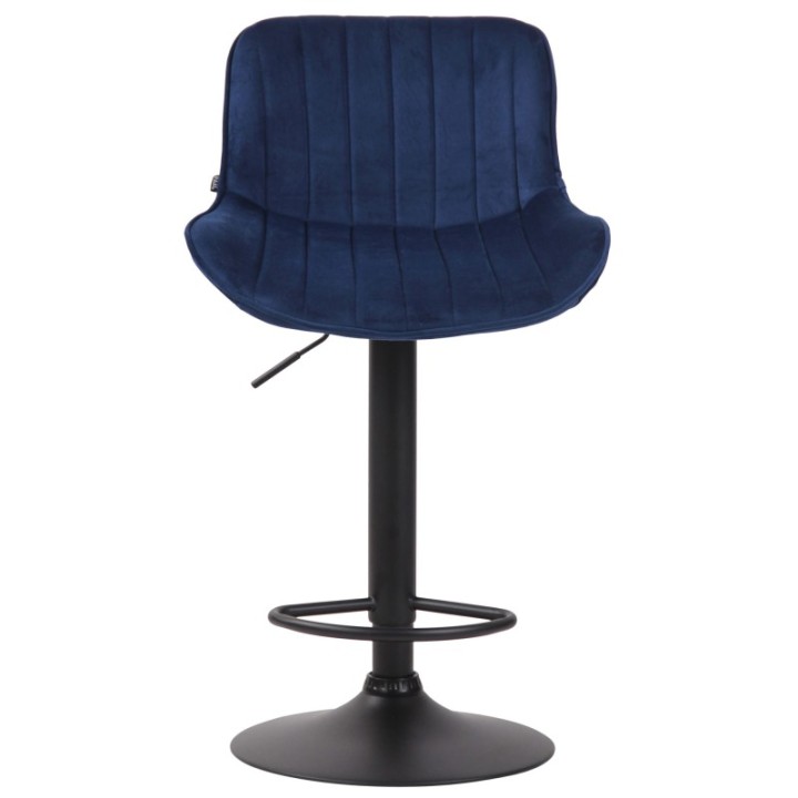 Barhocker Lentini Samt schwarz