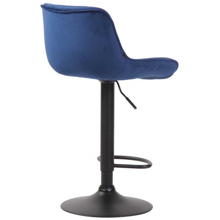 Barhocker Lentini Samt schwarz