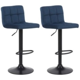 2er Set Barhocker Feni Samt
