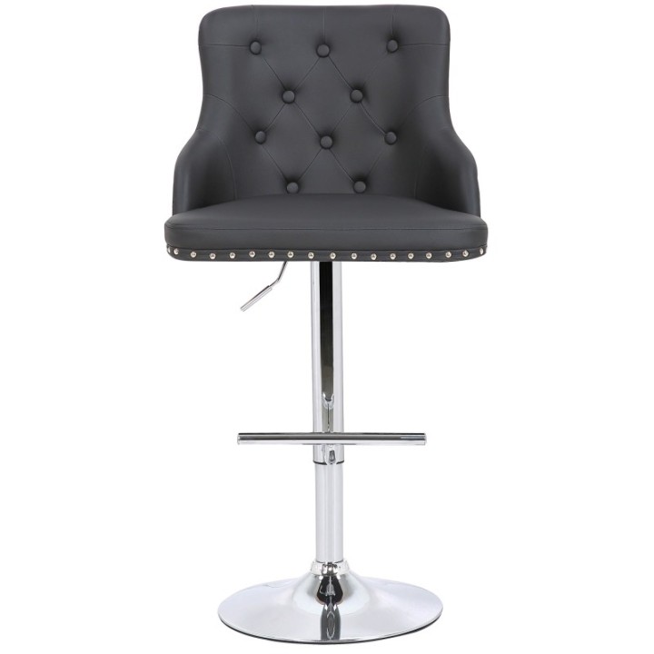 2er Set Barhocker Werne Kunstleder chrom