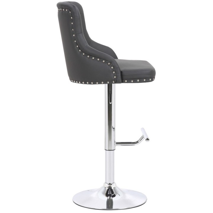 2er Set Barhocker Werne Kunstleder chrom