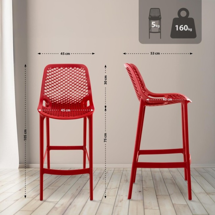 2er Set Barhocker Air 