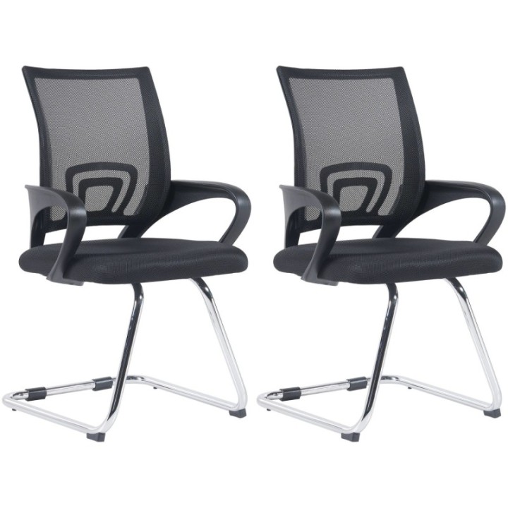 2er Set Besucherstühle Eureka