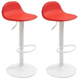 2er Set Barhocker Lana V2 weiß