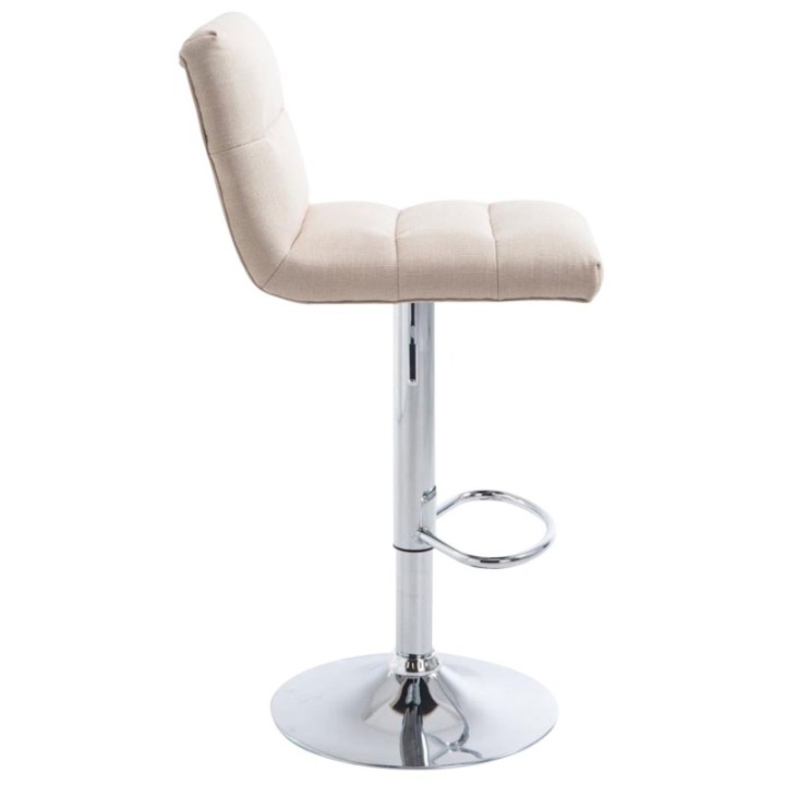 2er Set Barhocker Limerick Stoff chrom