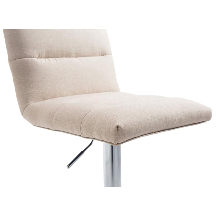 2er Set Barhocker Limerick Stoff chrom