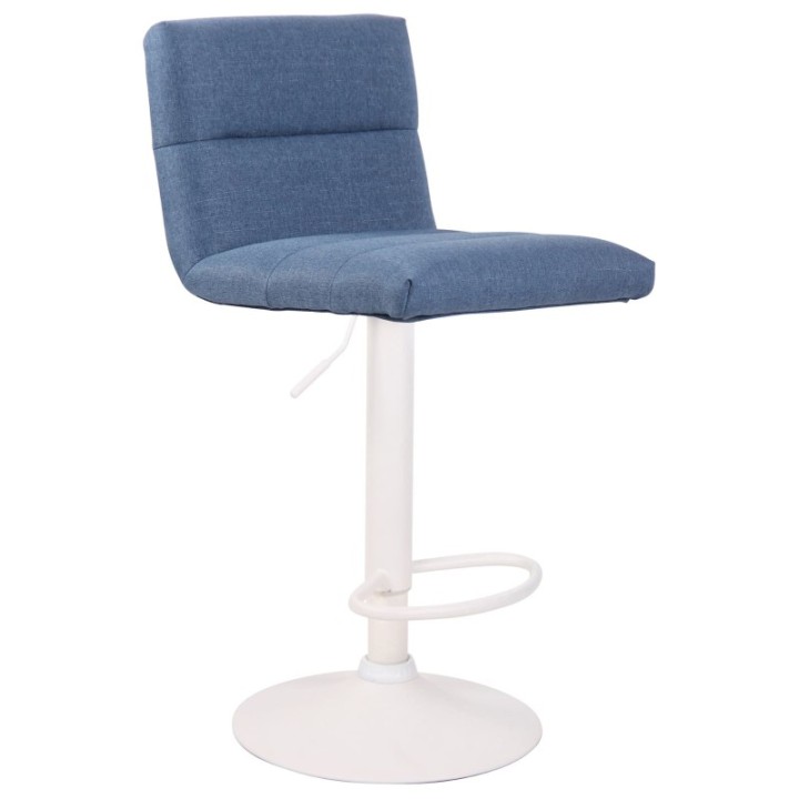 2er Set Barhocker Limerick Stoff weiß 