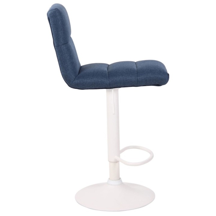 2er Set Barhocker Limerick Stoff weiß 