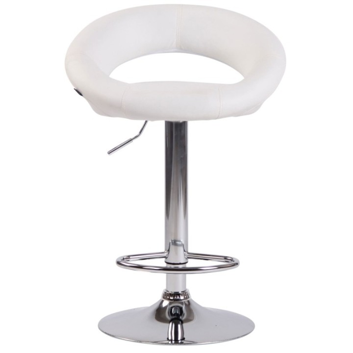 2er Set Barhocker Olinda Kunstleder chrom