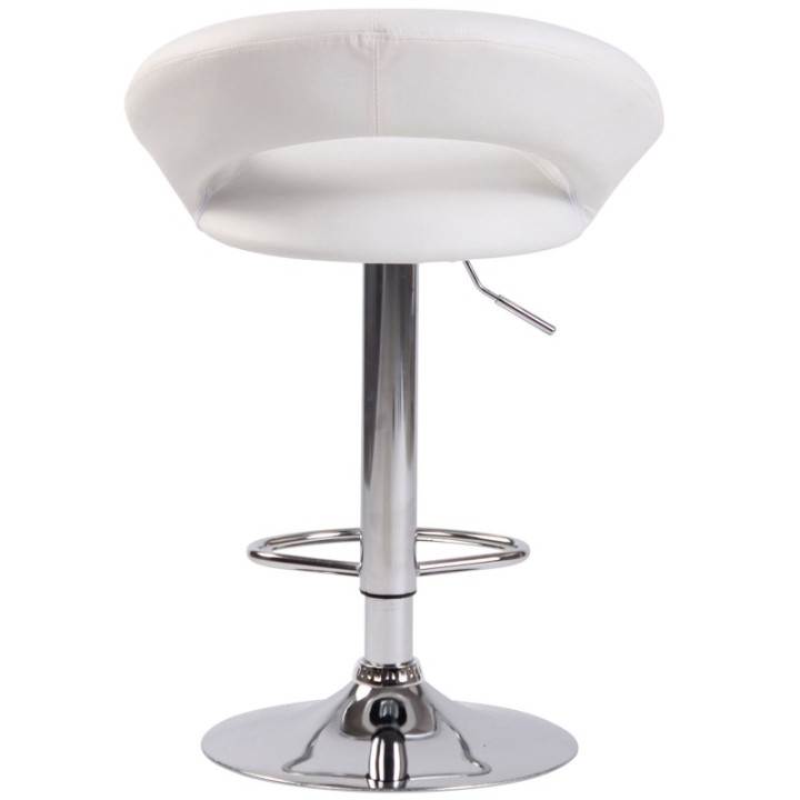 2er Set Barhocker Olinda Kunstleder chrom