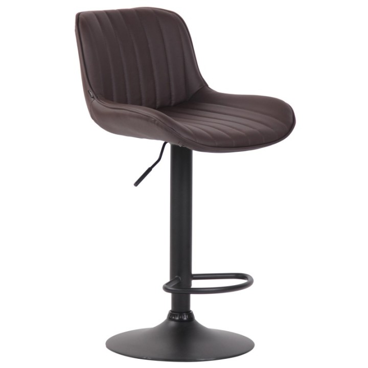 2er Set Barhocker Lentini Kunstleder schwarz