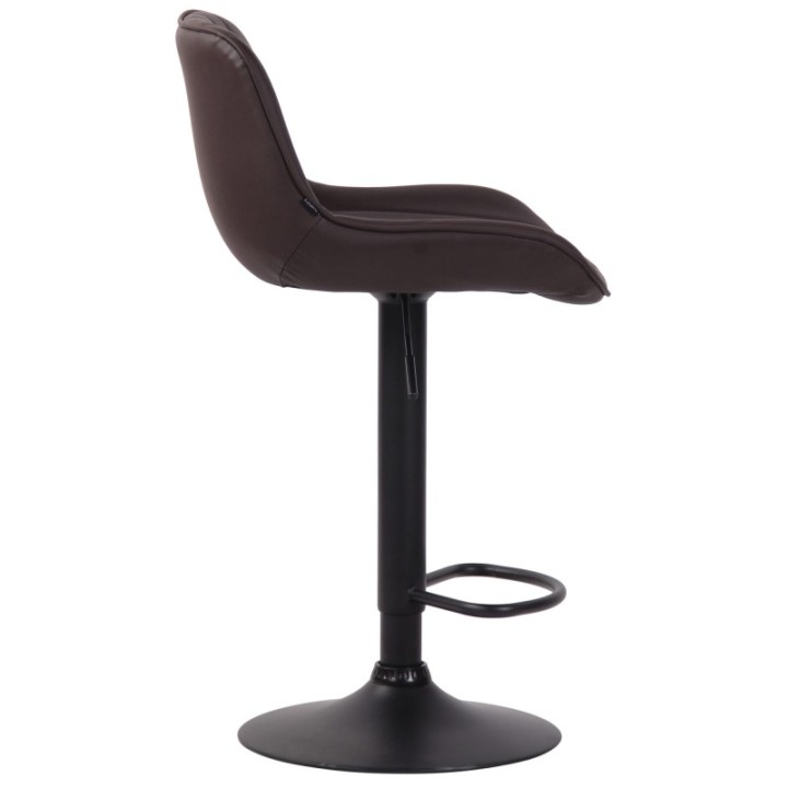 2er Set Barhocker Lentini Kunstleder schwarz