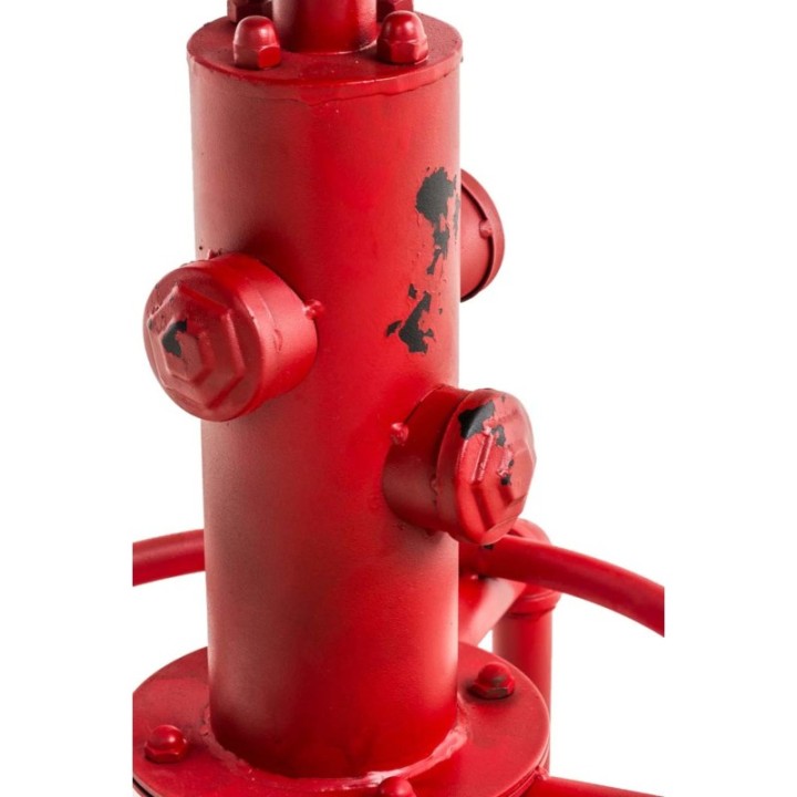 2er Set Barhocker Lumos Vintage Kunstleder rot
