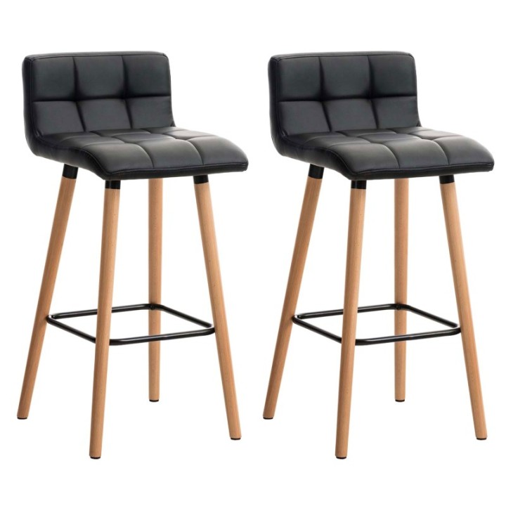 2er Set Barhocker Lincoln Kunstleder