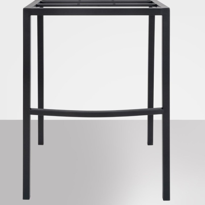 Barhocker Damaso B Samt mit 4-Fuß Gestell