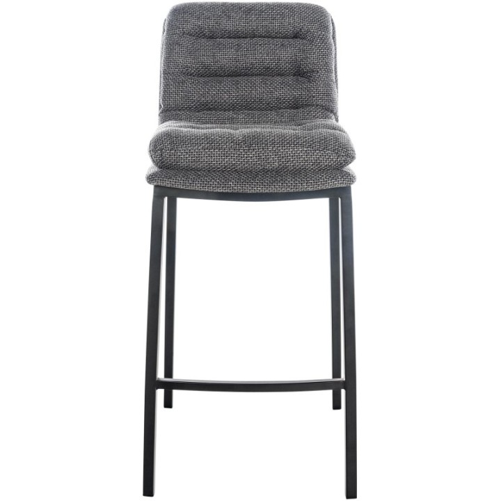 Barhocker Dundalk Stoff schwarz