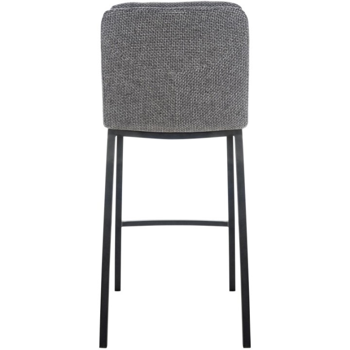 Barhocker Dundalk Stoff schwarz