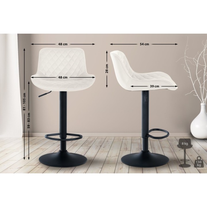 Barhocker Minosa Samt