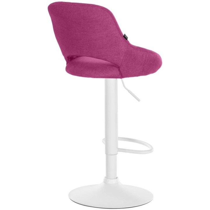 Barhocker Milet Stoff weiß