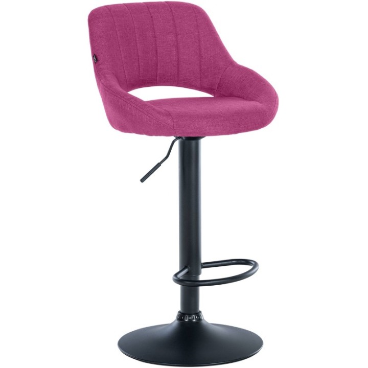Barhocker Milet Stoff schwarz