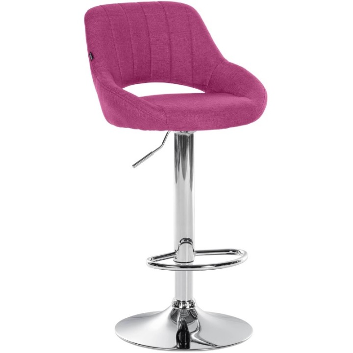 Barhocker Milet Stoff chrom