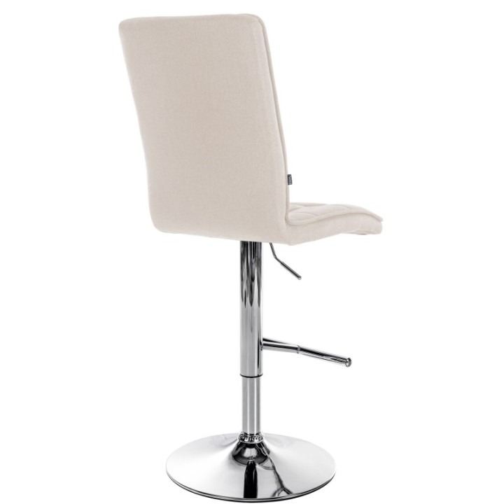 Barhocker Peking V2 Stoff chrom