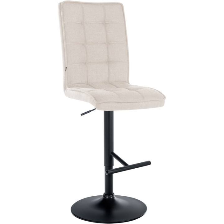 Barhocker Peking V2 Stoff schwarz