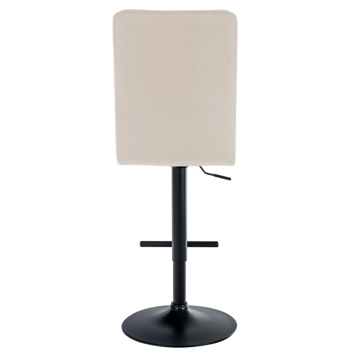 Barhocker Peking V2 Stoff schwarz