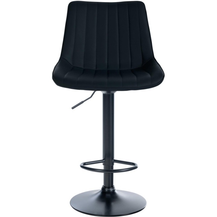 Barhocker Toni Kunstleder schwarz