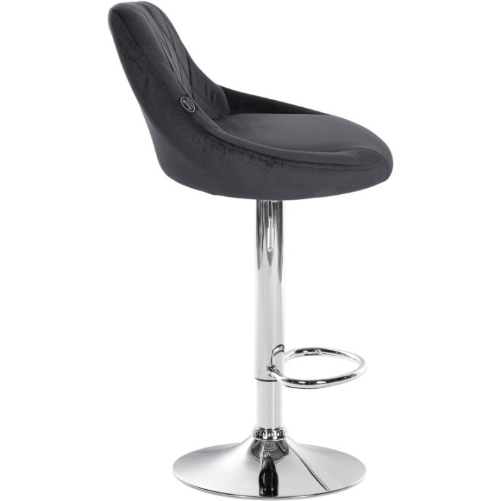 Barhocker Lazio Samt chrom