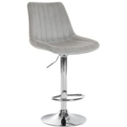 Barhocker Toni Samt chrom