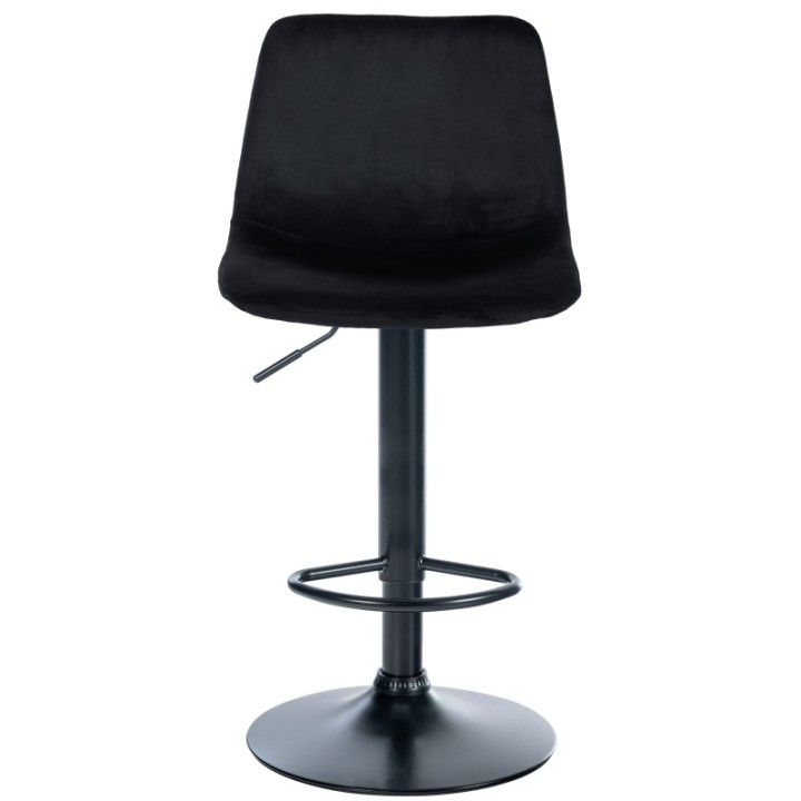 Barhocker Divo Samt Schwarz